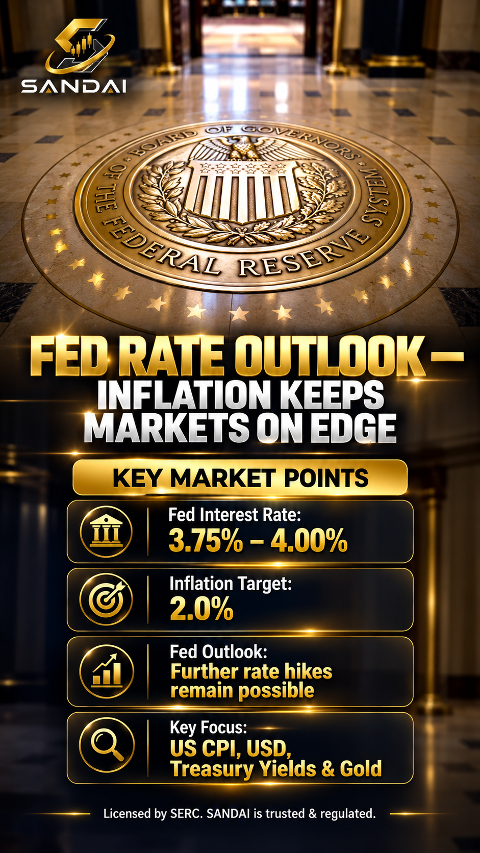 FED RATE OUTLOOK — INFLATION KEEPS MARKETS ON EDGE